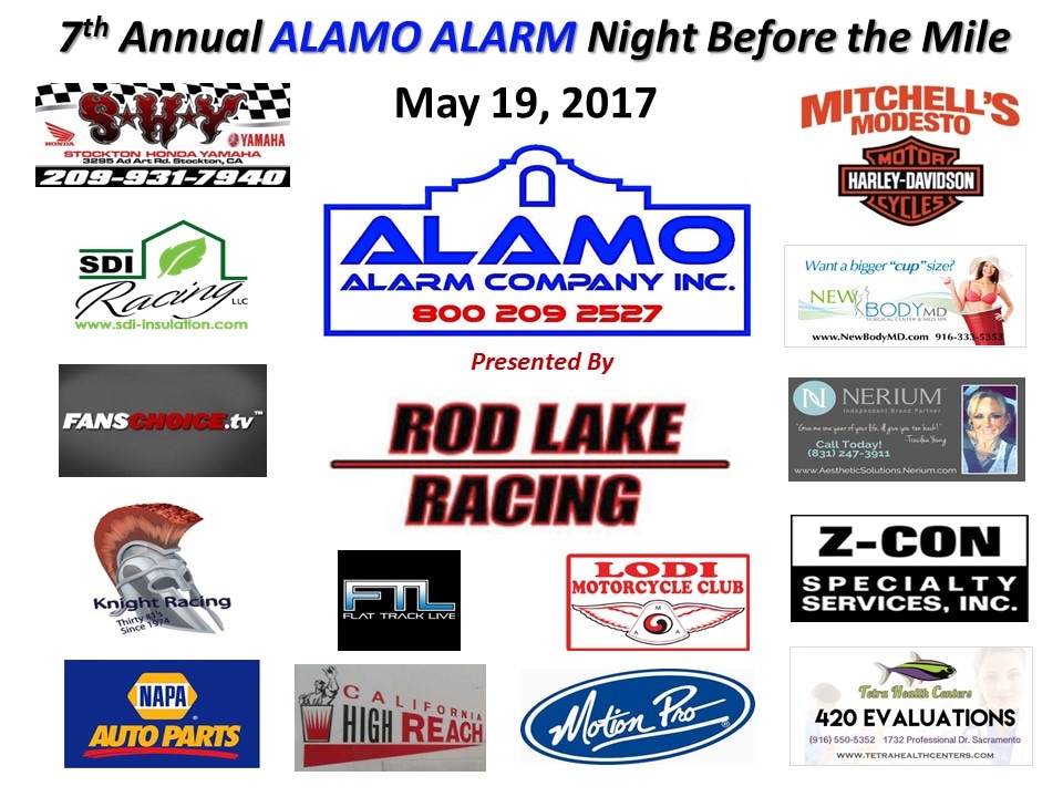 7th annual Alamo Alarm Night Before the Mile Sponsors 2017