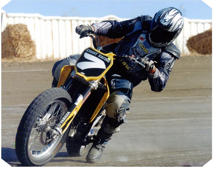 Flat track rider Danny Knight (#7)